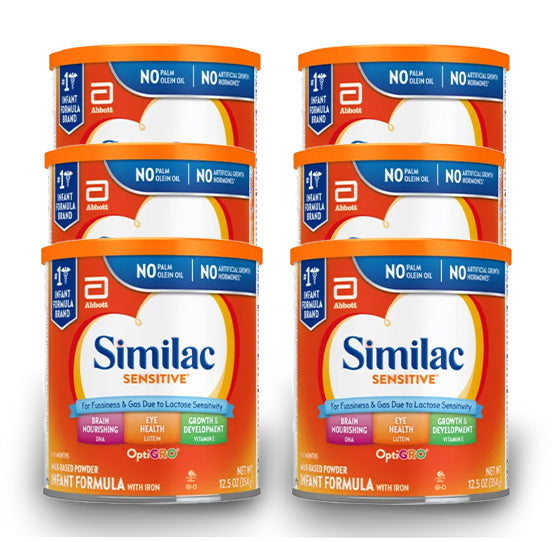 Senseitive Similac Similac Sensitive Powder 6 - 12.5 oz (Pack of 6) – Baby's Variety